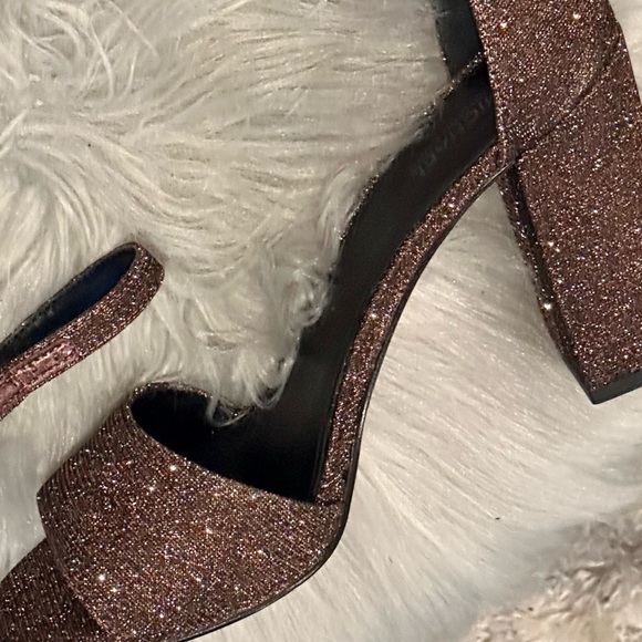 Michael Michael Kors Sandal Heels Bling ~ True to size 7.5 / - Picture 4 of 9